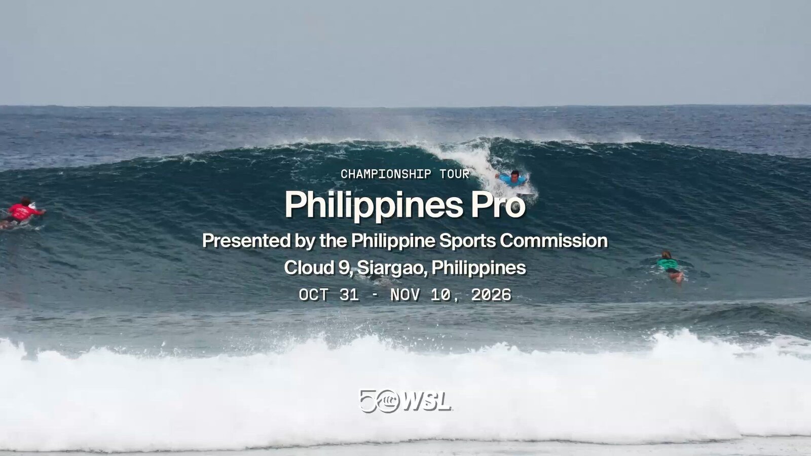 World Surf League Philippines Pro – Siargao cover
